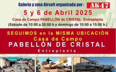 5-6 ABRIL 2025: FERIA «NO SÓLO MILITARIA»