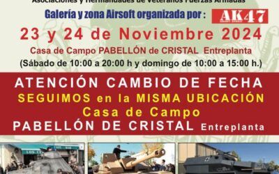 23-24 2024: NOVIEMBRE FERIA «NO SÓLO MILITARIA»